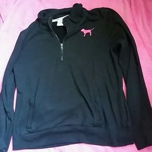 VS PINK quarter zip sweatshirt