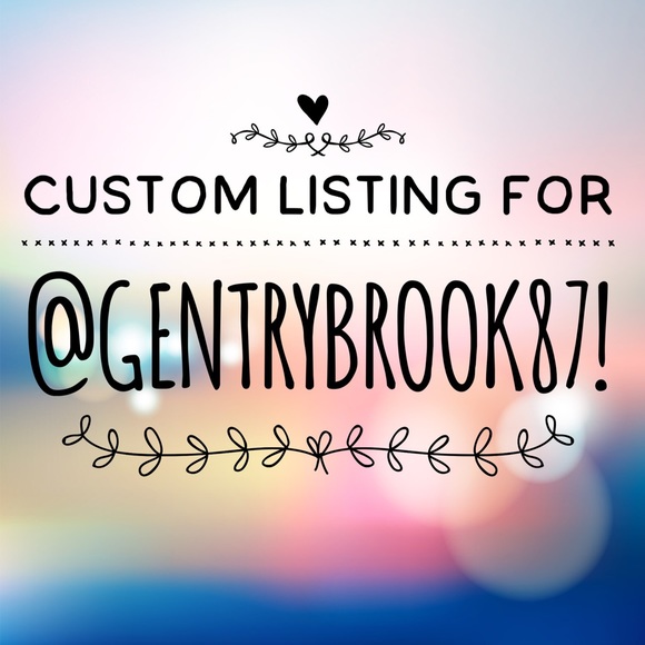Custom listing for trade!