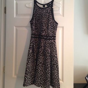 Black and white size small dress
