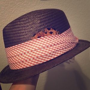 Goorin Bros brown straw fedora