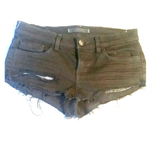 Ripped j brand booty shorts