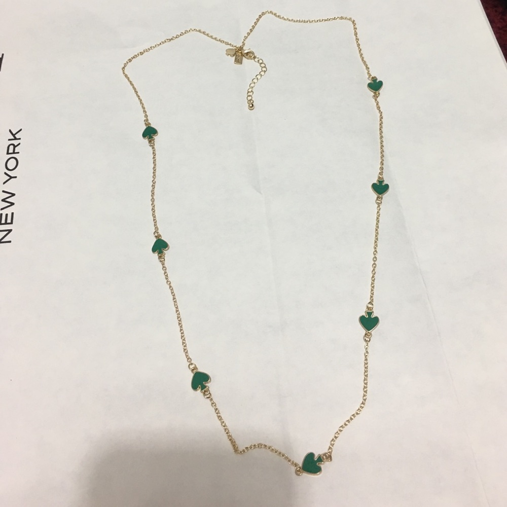 30$⚡️Last one Kate spade necklace spade new green