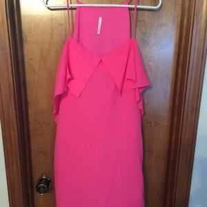 New Worn! Large bright Pink dress