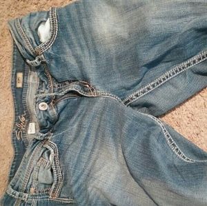 Silver plus size jeans