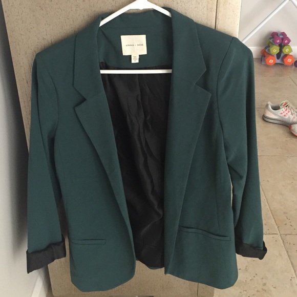 Silence & Noise Green Blazer