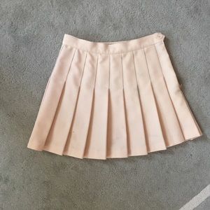 American Apparel peach skirt