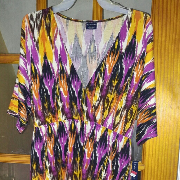 Clorful tank top or like dress size M