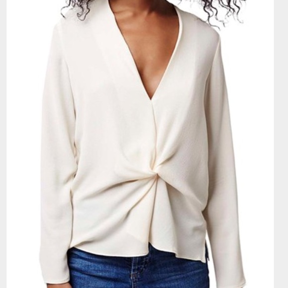Topshop Assymetrical Knot Blouse. Basically New.