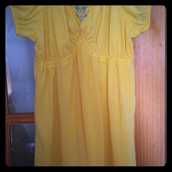 Yellow L tank top