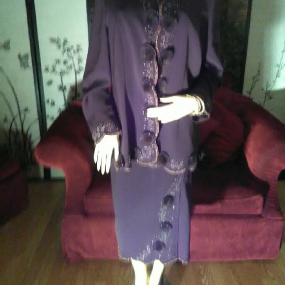 2 peice Suit with Mink