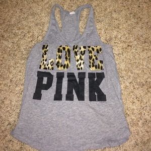 Victoria's Secret Pink grey tank top