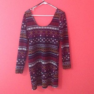 Low back Aztec forever 21 dress