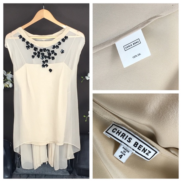 CHRIS BENZ EMBELLISHED TOP - Picture 5 of 6