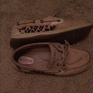 Cheetah Print Sperrys