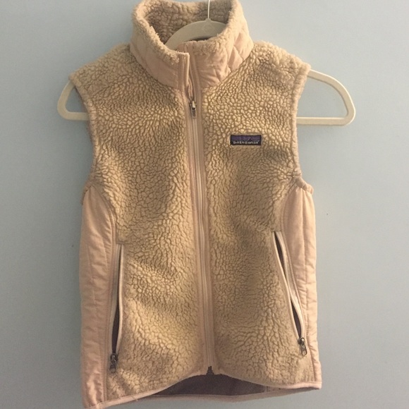 Tan Patagonia Retro Fleece vest!