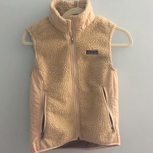 Tan Patagonia Retro Fleece vest!
