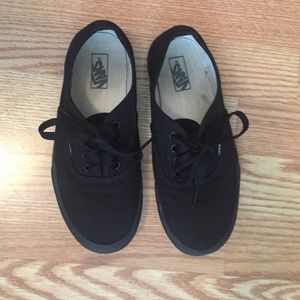 Authentic Black Vans