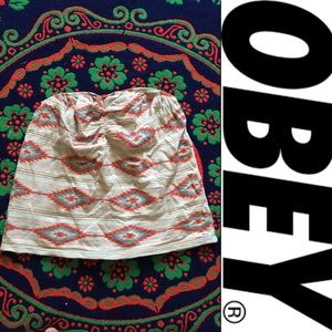 🦄 Native Print Crop Top - Obey