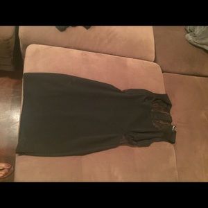 Bebe body con with lace back