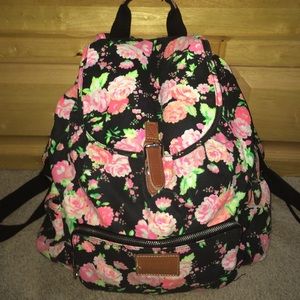 Victoria's Secret PINK floral backpack