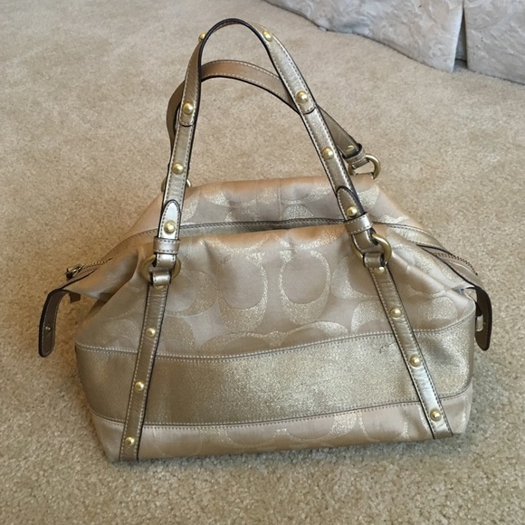 Gold Coach Bag