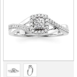 10k 1/4 TW diamond ring