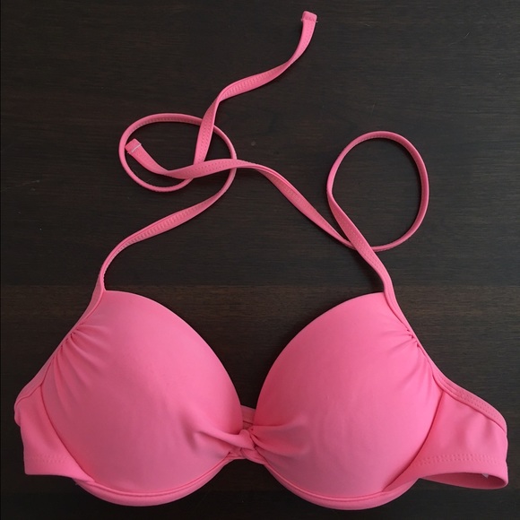 Victoria's Secret style coral Target pushup bikini