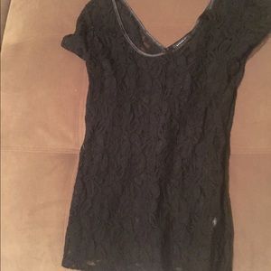 Lace Blouse Black