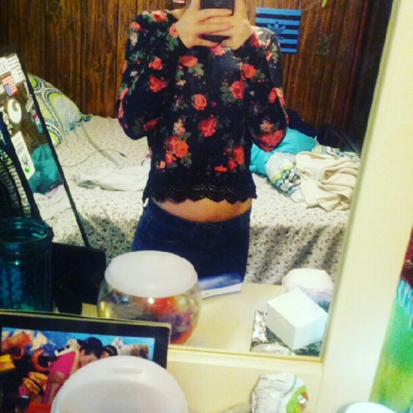 Rose Crop Top