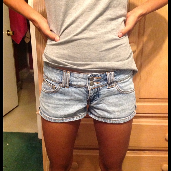 Denim shorts