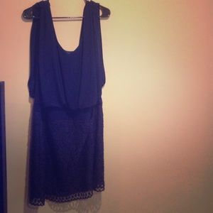 🎏FLASH SALE***Navy Blue Dress - Like new🎏