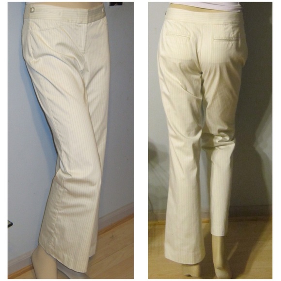 White House Black Market Pin-Stripe Slacks