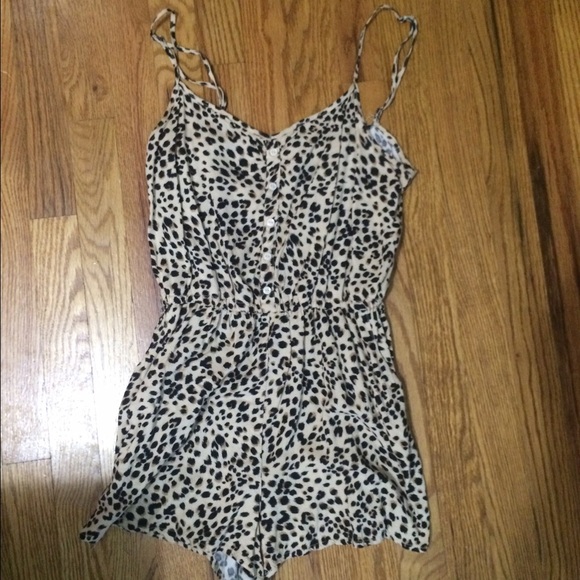cheetah romper!