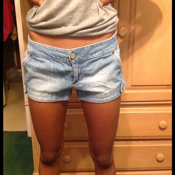 Denim shorts