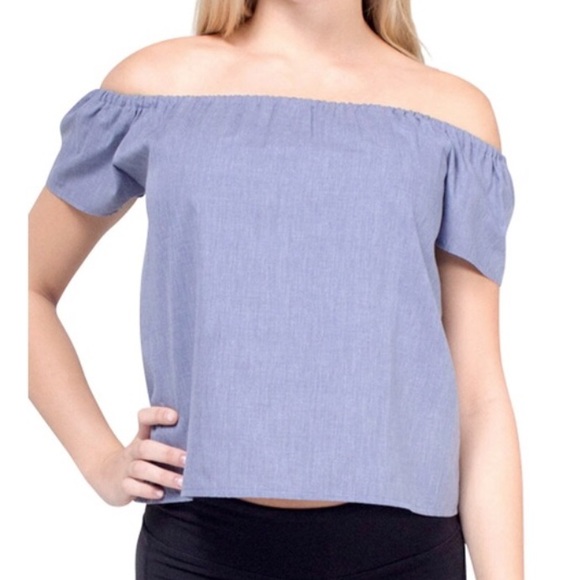 Carmine Off the Shoulder Top - Picture 3 of 5