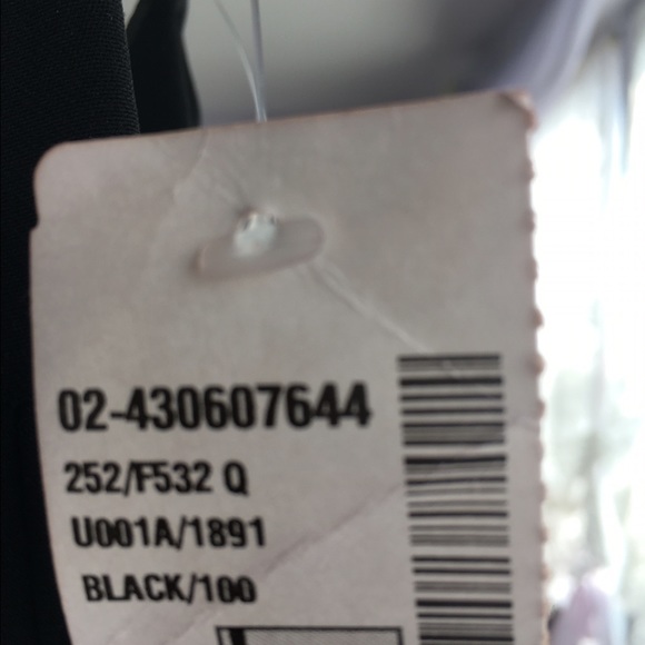 Black jumpsuit with black bead trim - Picture 3 of 4