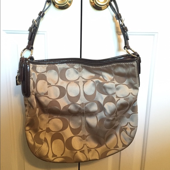 Coach Signature Hobo Handbag