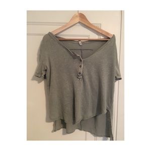 Free People Olive Top