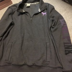 VS Pink Quarter Zip