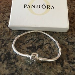 7" silver bracelet