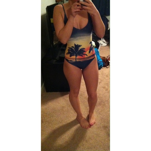 One piece bathing suit