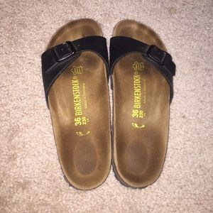 Single strap Birkenstocks