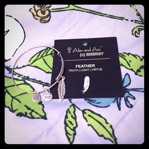 Alex and Ani Feather Bangle