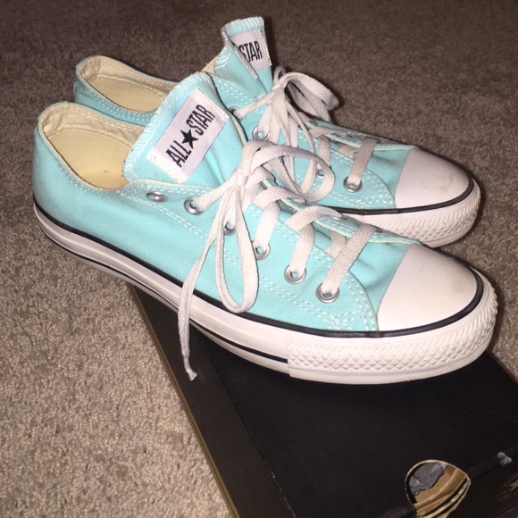 RARE Low Top Light Blue Converse!