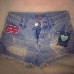High waisted Kendall & Kylie size 0 shorts