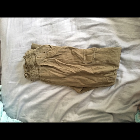 Army green joggers