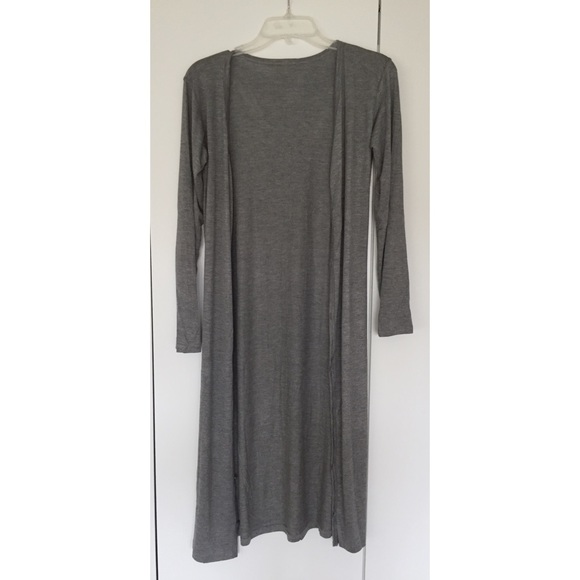 [LAST 1] Long Grey Loose Cardigan - Picture 3 of 3
