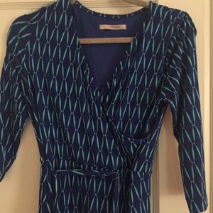 Bright and fun wrap-around dress