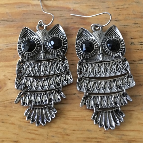 Owl Dangle Earrings