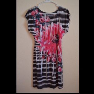 Flower print dress